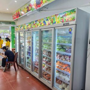 CÔNG TY TNHH DENJAYR BÀN GIAO COMBO TỦ MÁT 3 CÁNH  HOA QUẢ CHO CHUỖI CỬA HÀNG HOA QUẢ SẠCH TẠI HÀ NỘI