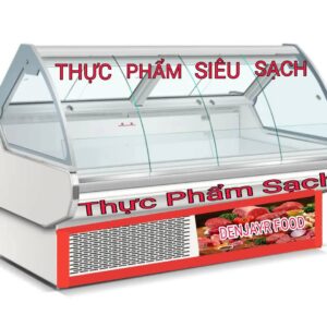 TỦ TRƯNG BÀY THỊT CÁ DENJAYR CAO CẤP DÀI 2M5 MODEL DJTTBT2M5