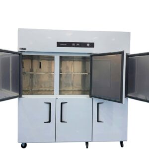 Alternative view of TỦ ĐÔNG INOX 6 CÁNH DENJAYR LÀM LẠNH TRỰC TIẾP MODEL DJLLTT6C